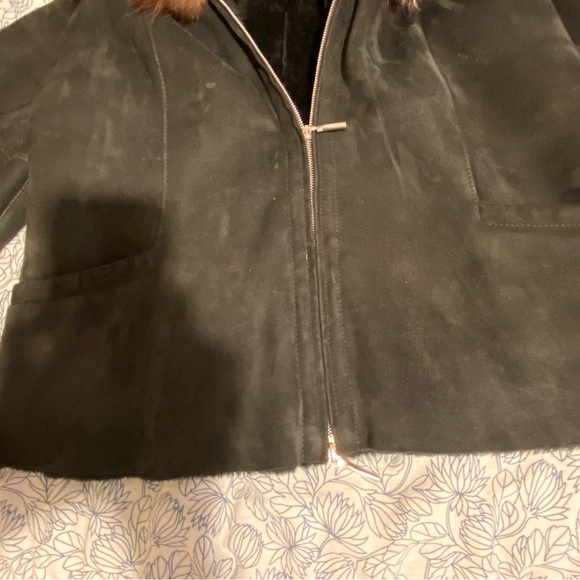 Italian fur trim shearing jacket - Picture 11 of 12